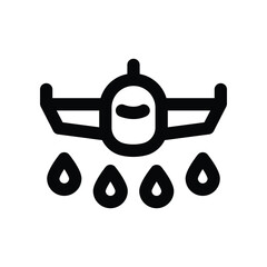 Obraz premium plane icon. vector line icon for your website, mobile, presentation, and logo design.