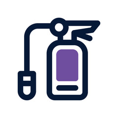 fire extinguisher icon. vector dual tone icon for your website, mobile, presentation, and logo design.