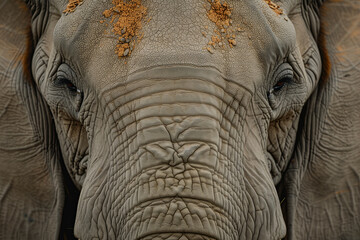 Male African Elephant portrait