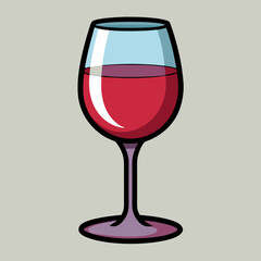 glass of red wine