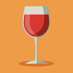 glass of red wine