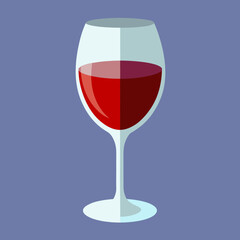 glass of red wine