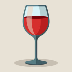 glass of red wine