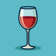 glass of red wine