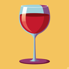 glass of red wine