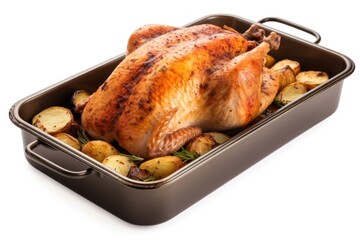 Roasting dinner turkey meat.