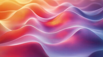 Obraz premium Abstract background with soft waves and gradient tones, representing the peaceful assurance of insurance protection