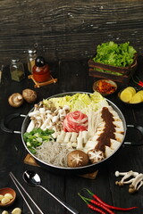 spaghetti with shrimp