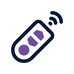 remote control icon. vector dual tone icon for your website, mobile, presentation, and logo design.