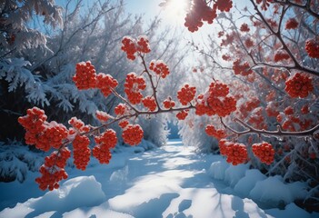 tree in snow