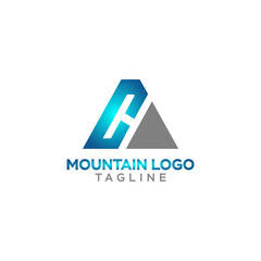 mountain logo design