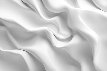 Naklejka premium white silk fabric