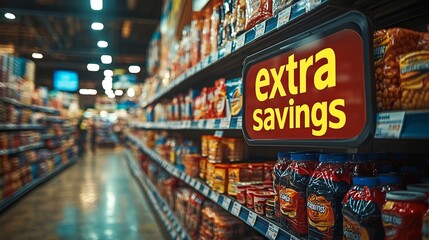 Discover Unbeatable Offers in the Aisle: Your Guide to Extra Savings and Great Grocery Finds While Shopping for Essentials and Indulgences in a Bustling Supermarket Environment