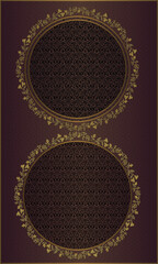 Muslim prayer rug illustration design.Islamic patterns door and window.