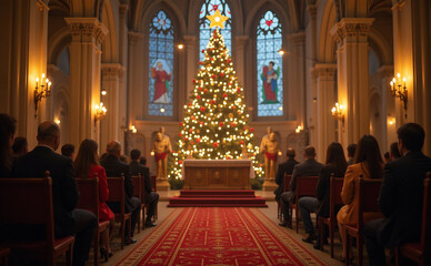 Fototapeta premium interior of the church of the holy sepulchre