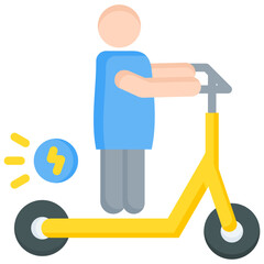Electrics Scooter Icon