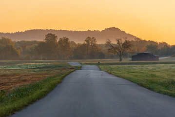 Fototapeta premium morning in the countryside