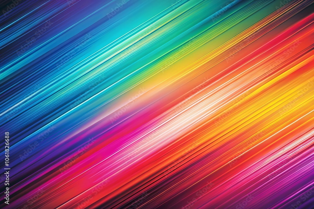Poster vibrant abstract background with colorful gradient lines for creative designs and visual impact