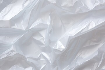 Obraz premium Plastic wrap texture backgrounds paper white.