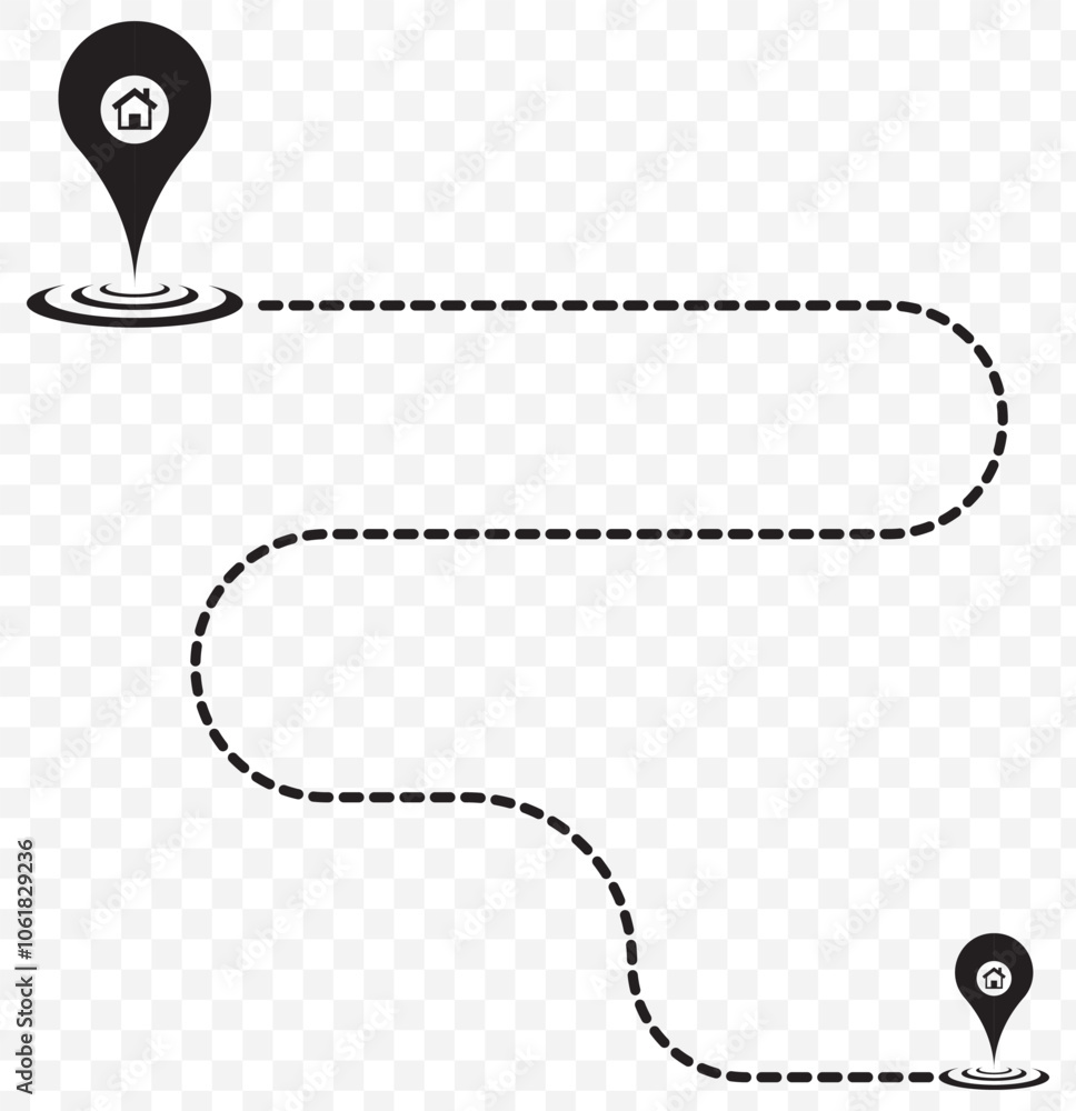 Poster flat style of location pin icon. map pin place marker. map marker pointer icon set. gps location sym