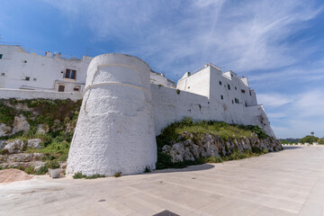 The Ostuni City street view in Italy