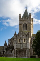 Fototapeta premium Christ Church Cathedral in Dublin - beautiful mediaeval architecture