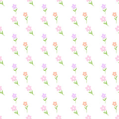 seamless pattern with flowers