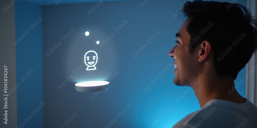 Poster ai assistant display interaction with user