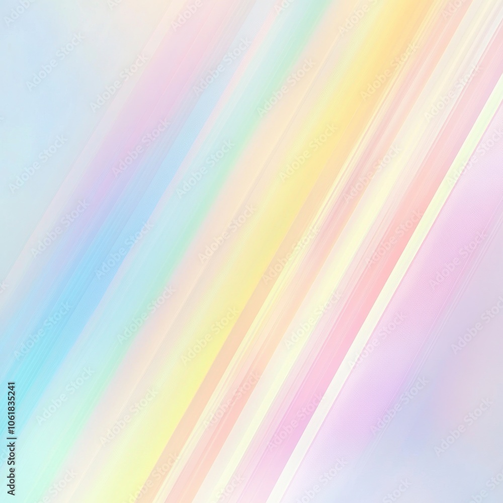 Aufkleber pastel rainbow background with soft gradients ideal for creative projects and calming designs