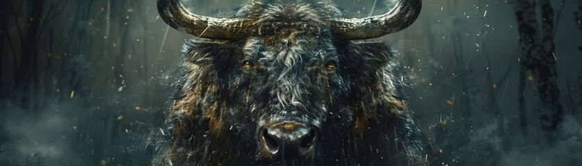 Fototapeta premium Capture the essence of timeless myths through a fresh lens Visualize the fusion of ancient legends and present-day narratives from a low-angle viewpoint Inspire awe with your innovative vision!