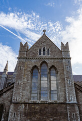 Fototapeta premium Christ Church Cathedral in Dublin - beautiful mediaeval architecture