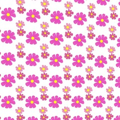 seamless pinky floral pattern