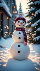 Obraz premium Snowman