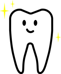 healthy molar tooth character