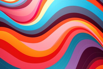 Obraz premium Groovy lines backgrounds abstract pattern.