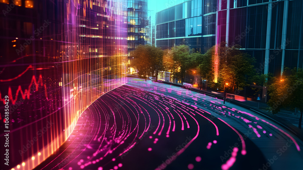 Poster future investment landscape ai driven automation enhances returns while minimizing risks