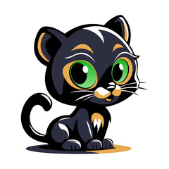 cartoon black panther