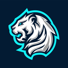 linear lion logo