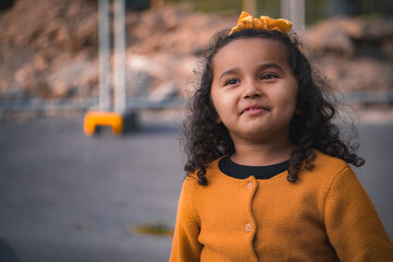 Portrait of a young girl