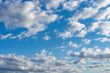 Fototapeta premium Beautiful clouds on a background of blue sky