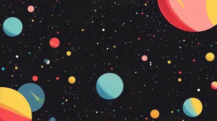 planet in background 