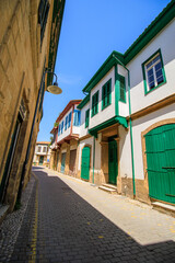 street view in the old town, nicosia (lefkose) cyprus