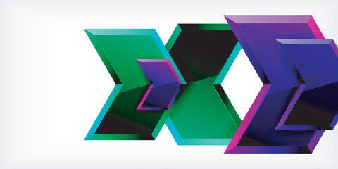 Technology dynamic arrow geometric background. Vector Illustration For Wallpaper, Banner, Background, Card, Book Illustration, landing page