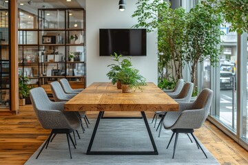 Fototapeta premium Modern Office Meeting Room Interior Design