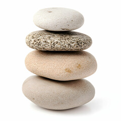Fototapeta premium Stack of Balanced Stones, calm, zen, meditation, spa, relaxation