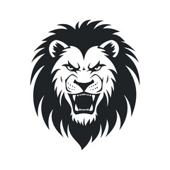 Roaring Lion sports mascot logo vector 