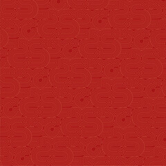 Chinese New Year 2025 ultra modern gold snake design numbers typography patern of blended line in shapes 2025