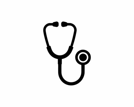 stethoscope icon vector art image 