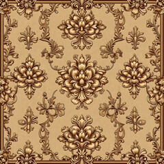 seamless pattern with flowers