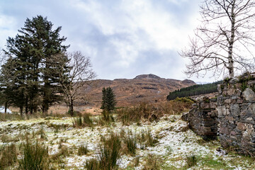 The lost village of Glenthornan by Dunlewey in County Donegal - Ireland